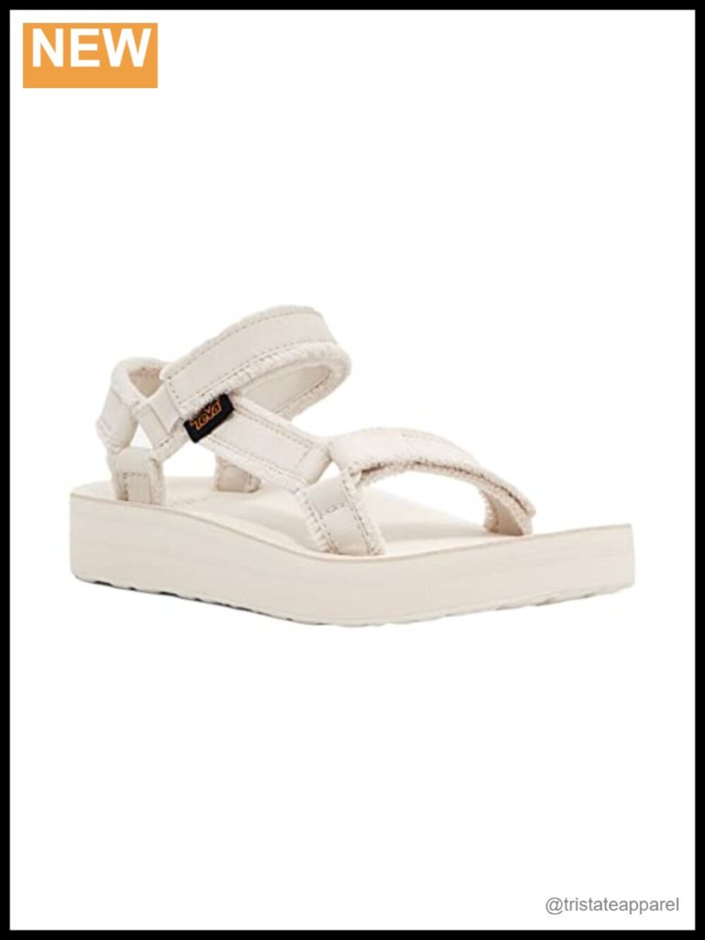 Women's Canvas Sport Sandals with Hook & Loop Closure